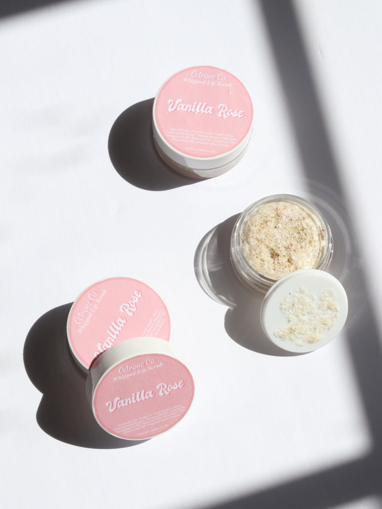 Vanilla Rose Whipped Lip Scrub