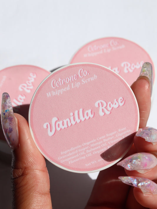 Vanilla Rose Whipped Lip Scrub