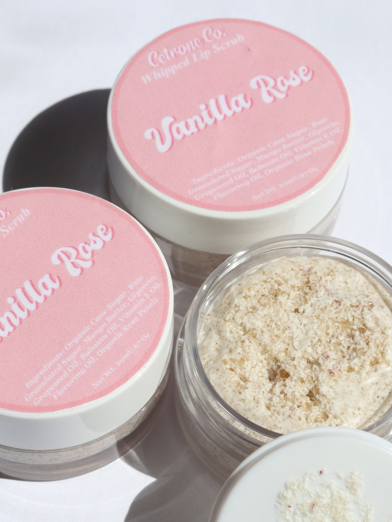 Vanilla Rose Whipped Lip Scrub